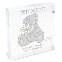 Personalised Me To You Bear Daisy Large Crystal Token Extra Image 1 Preview